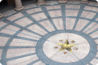 Floor of the Capitol rotunda