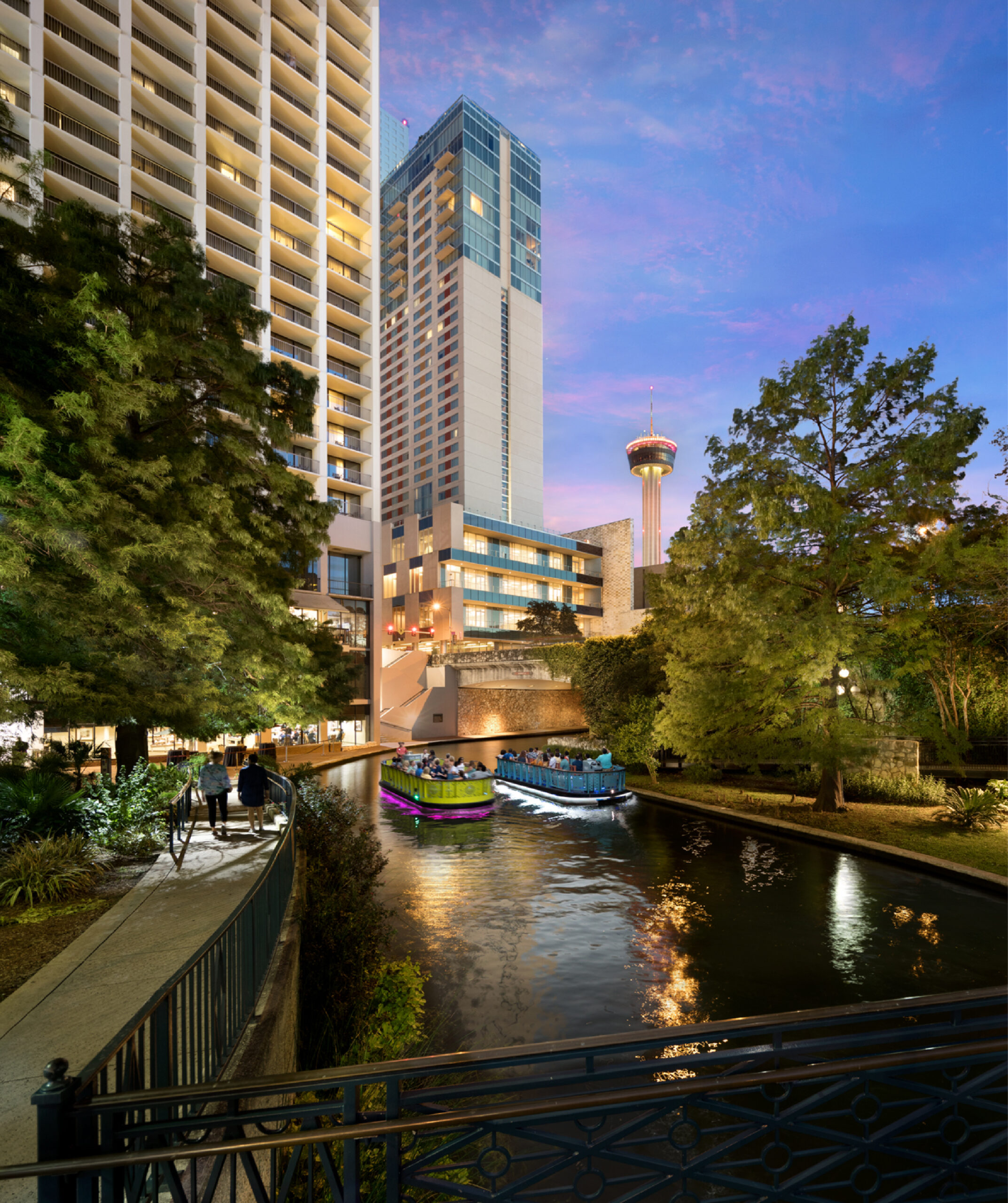 RiverExteriorNight1 Texas Healthcare Trustees