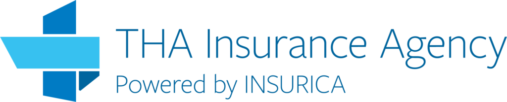 6d63aa43-4e66-4e2e-a323-dab5fbb721bd - Texas Healthcare Trustees THA Insurance Agency logo with blue geometric emblem and Powered by INSURICA text